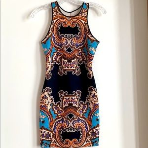 Clover Canyon Multi-Color Neoprene Dress XS